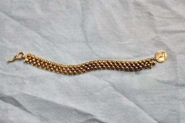 50克金手链掉进高铁厕所被冲走 铁路人员徒手寻回