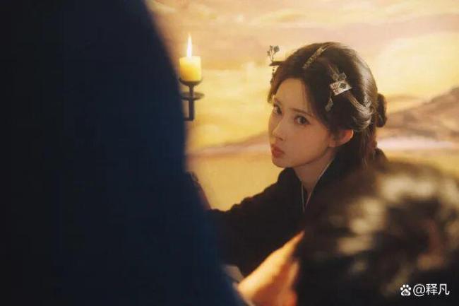 孟子义将门独后紫衣造型