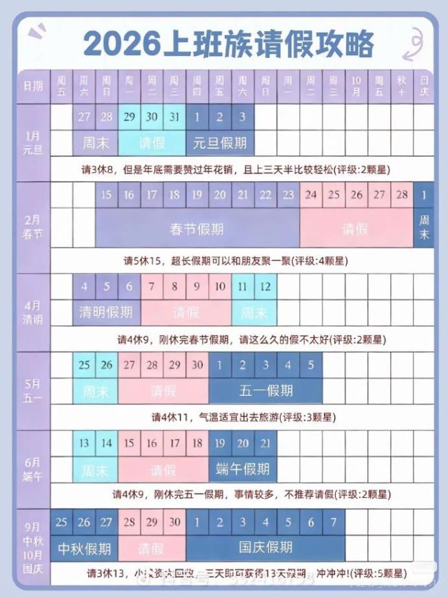 中秋请3休13 超长假期攻略
