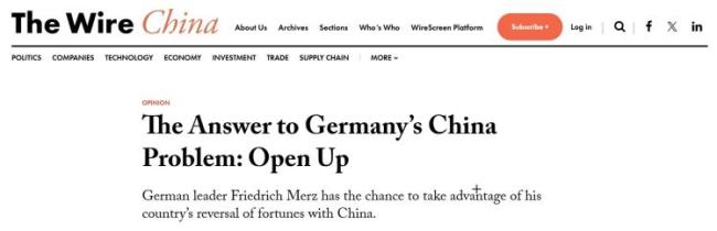 外媒聚焦中德经贸合作升温 深化合作引关注