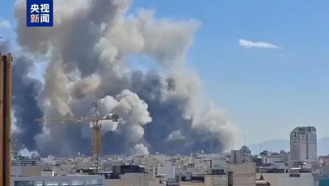 以军空袭伊朗首都德黑兰市内目标 首次打击中心地带