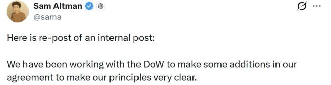 被骂到狗血淋头,奥尔特曼公开认错:OpenAI跟五角大楼达成的协议太草率了 仓促签约引争议