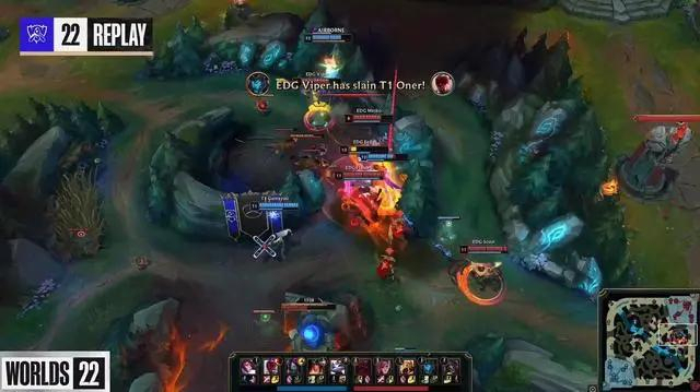 EDG不敌T1:中期节奏失守