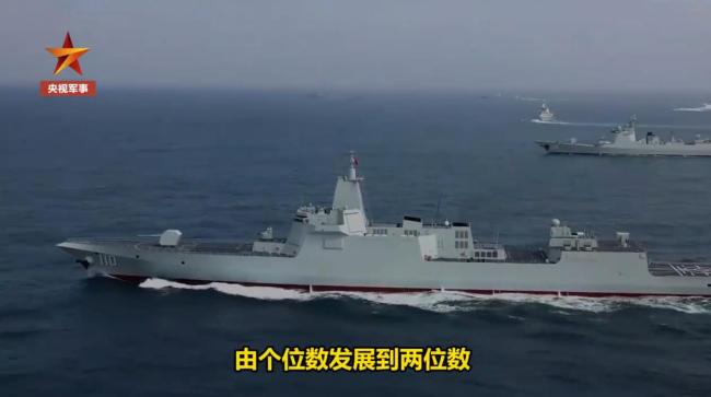 画面公开！两艘“万吨大驱”首次海训 中国海军实力飞跃