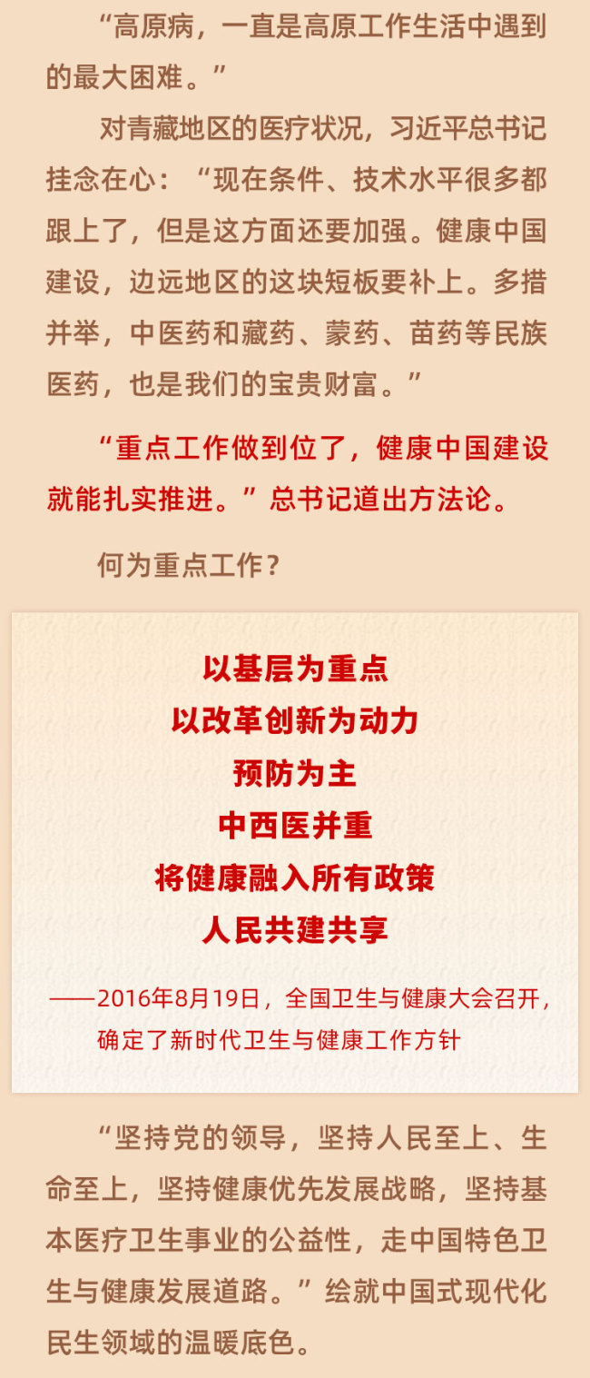 习近平的两会时间丨“重点工作做到位了，健康中国建设就能扎实推进”