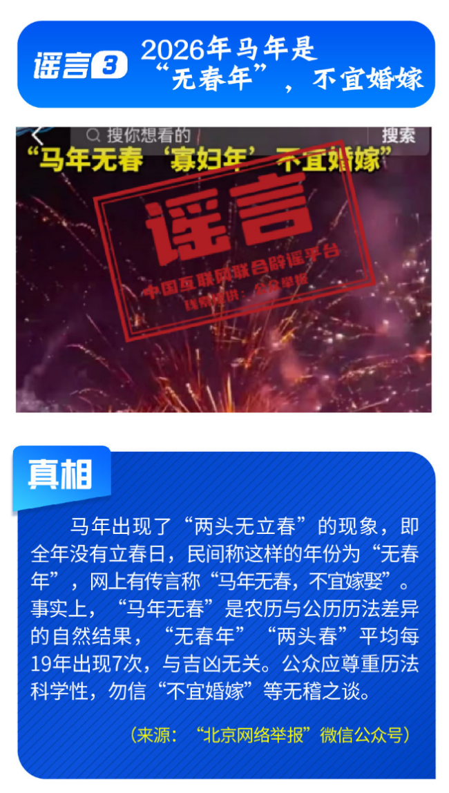 中国互联网联合辟谣平台2月辟谣榜