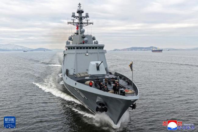 朝鲜海军试射战略巡航导弹