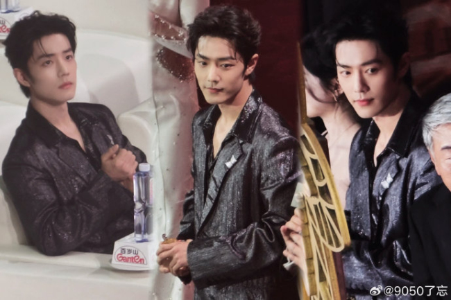 肖战品性盛典揉了屡次眼睛 五小时信守应允