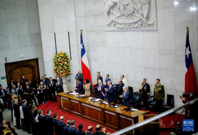 卡斯特宣誓就任智利总统 开启四年任期