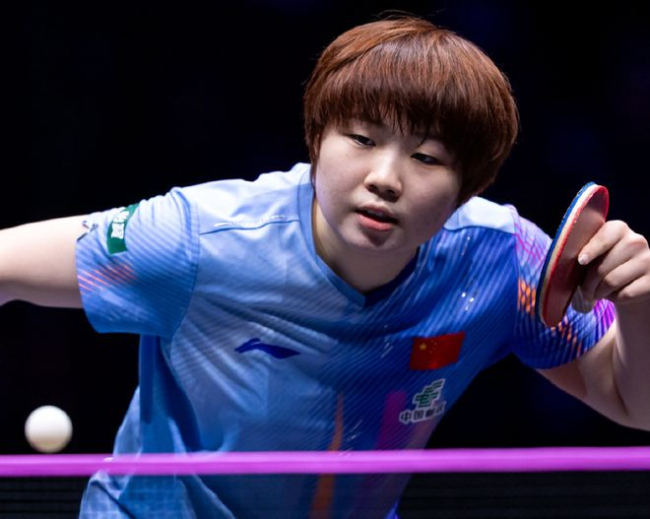 蒯曼说抱着拼的心态赢了孙颖莎 逆袭晋级四强