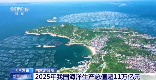 2025年我国海洋生产总值超11万亿元