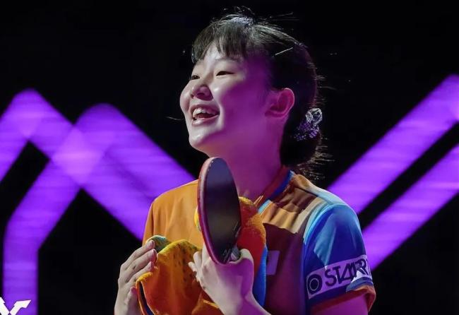 张本美和4比1大藤沙月 速度压制制胜