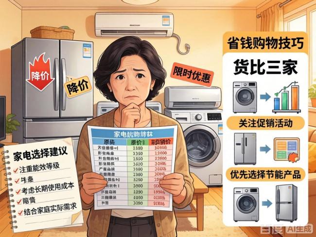 消费者感慨家电价格上涨几千 预算告急如何应对