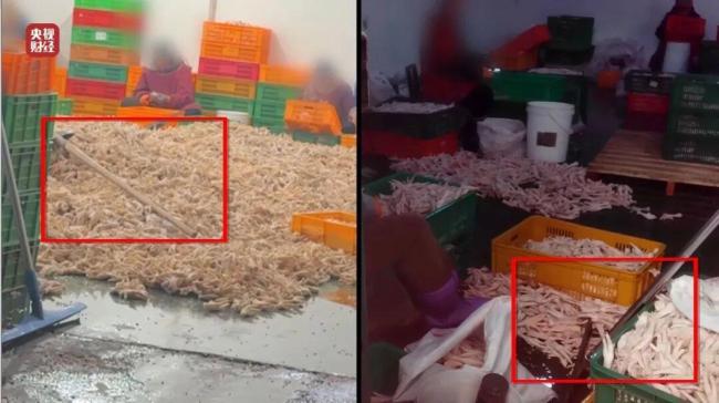 黑心！用有毒双氧水漂白鸡爪！生产车间令人作呕，工人：我根本不敢吃