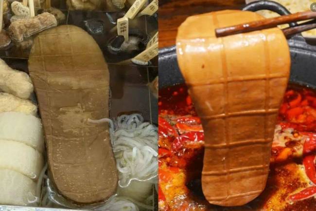 坏了真吃到鞋垫豆干了