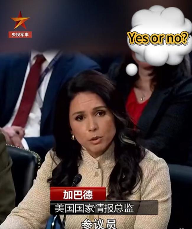 提问：Yes or no？美国情报总监：or！