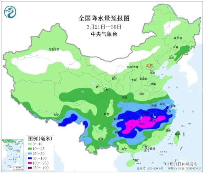 新一轮大范围雨雪再增强,3省大雪,9省市大雨,江南捅还要再下10天