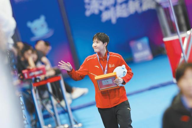 中国游泳公开赛游出多个好成绩