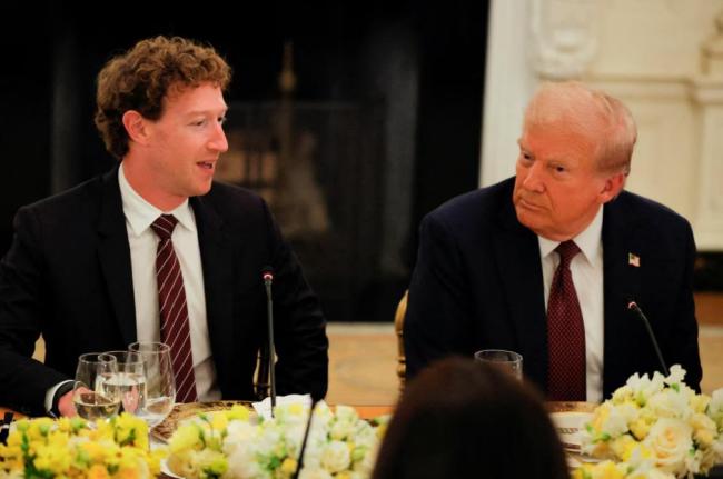 曝特朗普将任命扎克伯格 组建科技顾问委员会