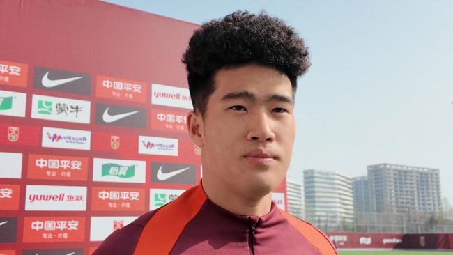 U23国足球员彭啸喊出球队目标