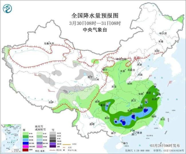 多地将有较强降雨过程 江南华南迎强降水及强对流天气