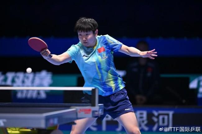 孙颖莎力克蒯曼晋级女单八强