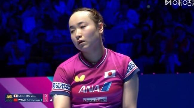 王曼昱零封伊藤美诚 横扫晋级8强