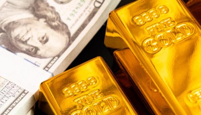 金价四连涨后下跌