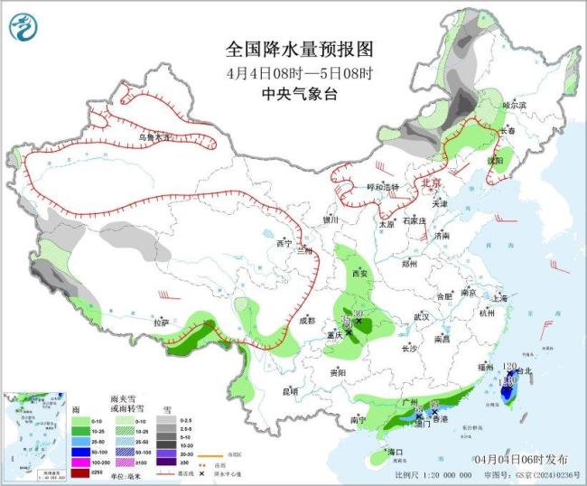江南华南等地将有较强降水 局地暴雨大暴雨