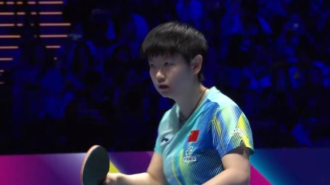 汉娜·高达被孙颖莎打败后痛哭