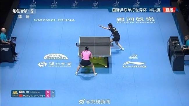 王曼昱与孙颖莎会师决赛