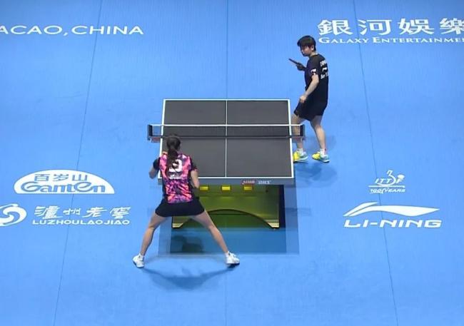 孙颖莎零封对手 强势晋级女单决赛