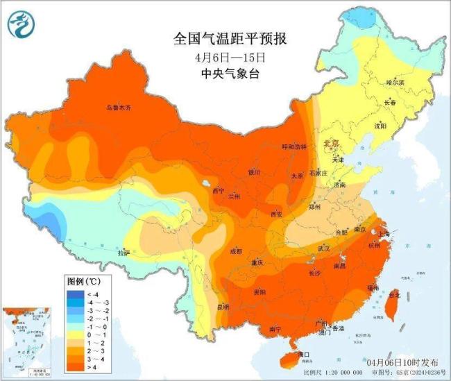 江南多地最高温将超30℃ 北方大风吹 南北气温起伏大