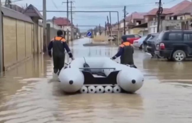 俄罗斯达吉斯坦发生洪水 已造成3人死亡