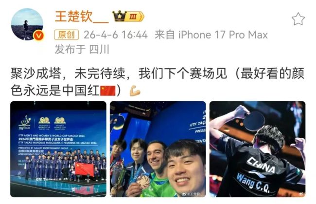 王楚钦称大脑处于宕机状态 累得连标题都不起