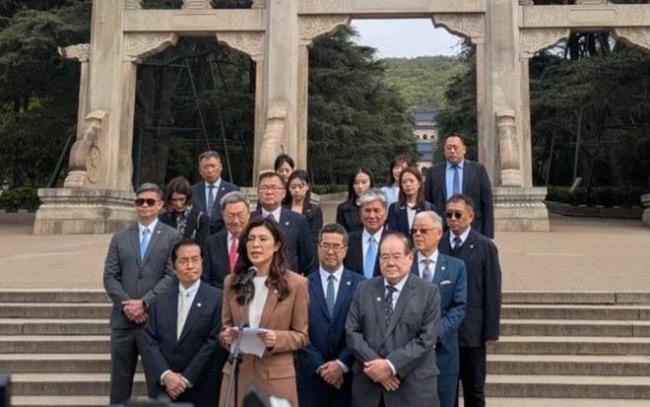 访陆第2天 郑丽文控诉日本罪行 哽咽揭露历史创伤