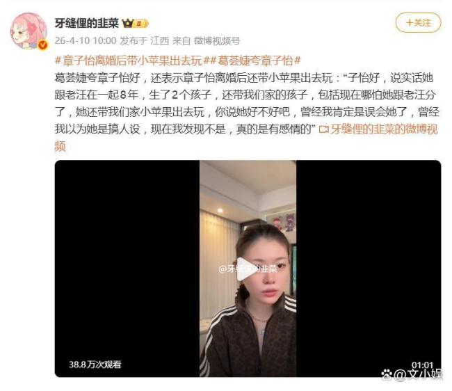 汪峰前妻葛荟婕夸章子怡好 真情付出获认可