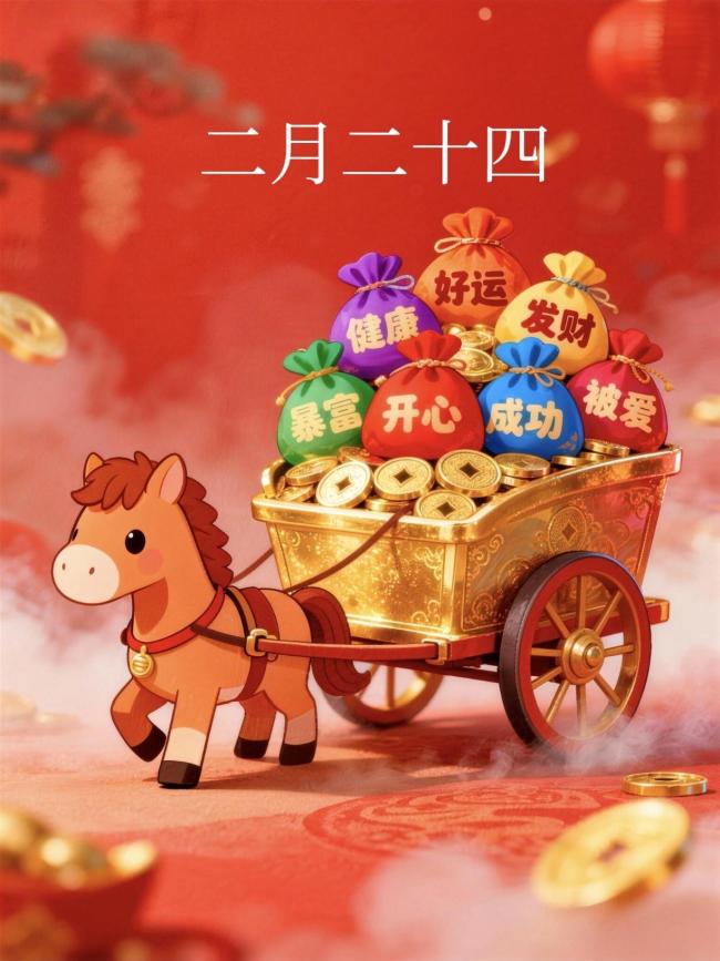 农历二月二十四扫穷除晦气 守和去晦迎好运