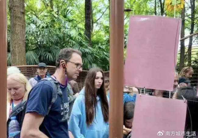 外国游客扎堆打卡成都公园相亲角