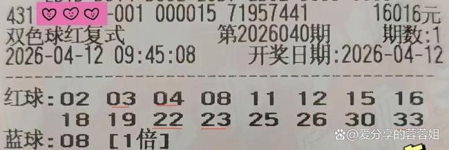 13注 222注!双色球头奖607万 全国多地彩友共享幸运