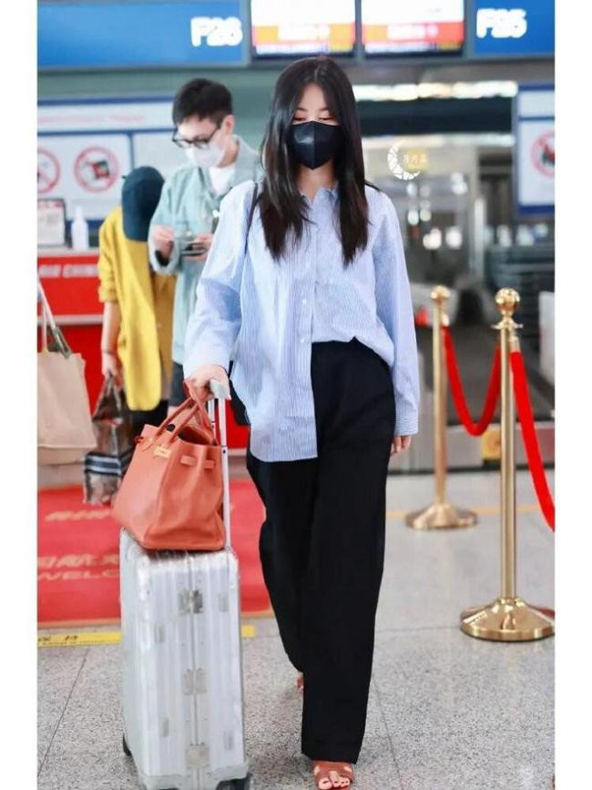 朱珠穿搭 衬衫搭配新尝试