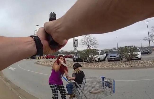 美国女子持刀劫持幼童被击毙