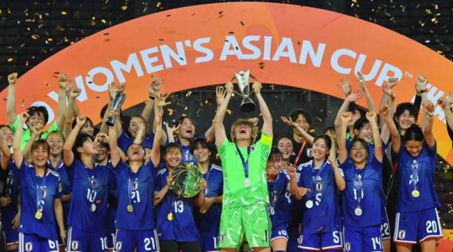 日本队获得U20女足亚洲杯冠军