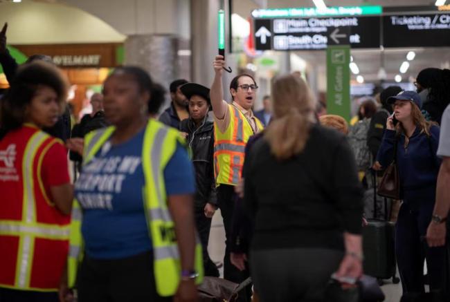 全美机场或再掀排队狂潮 资金告急引发担忧