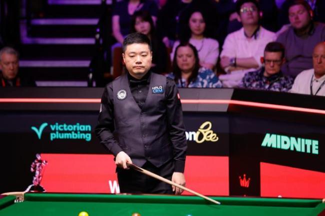 斯诺克中国德比赵心童9-7领先丁俊晖 第二阶段战罢优势显现