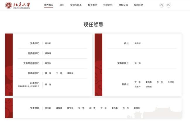 段慧玲、初曉波任北大副校長 新領(lǐng)導班子履新