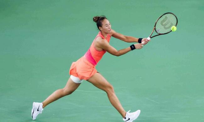 莱巴金娜称郑钦文是个很强的对手 马德里赛场激烈对决