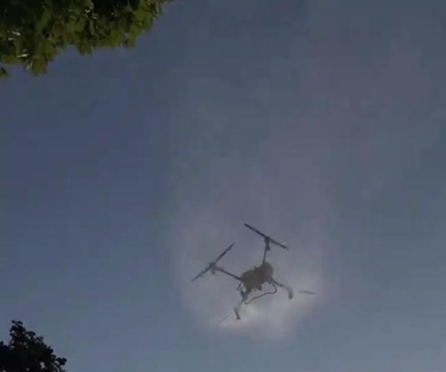 游客投诉在景区遭无人机喷药 植被消杀操作不当致歉