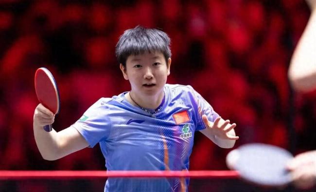 孙颖莎3-0速胜，马琳惊出表情包
