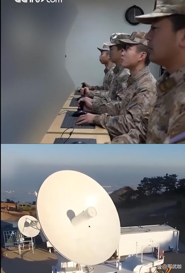 解放军测试神奇武器指挥屏打马赛克 保密与实力并重